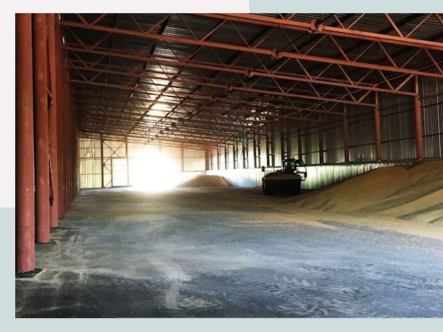 Строительство зернохранилищ в Симферополе