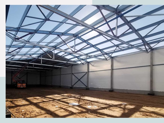 Строительство сенохранилищ в Симферополе