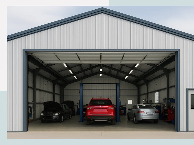 Ангары из сэндвич панелей от 623 руб. в Симферополь