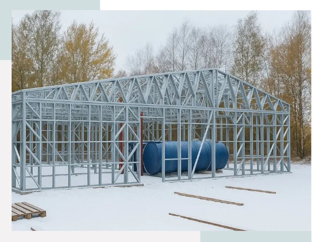 Металлические ангары в Симферополе