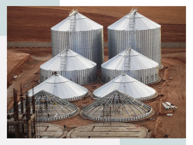 Строительство зерновых силосов в Симферополе