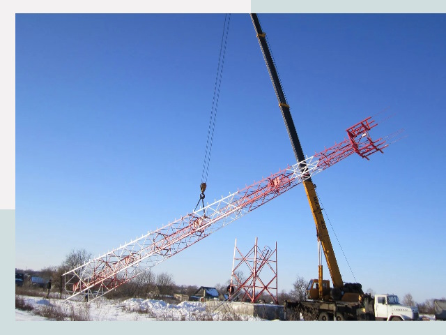 Строительство башен связи в Симферополе от 623 руб.