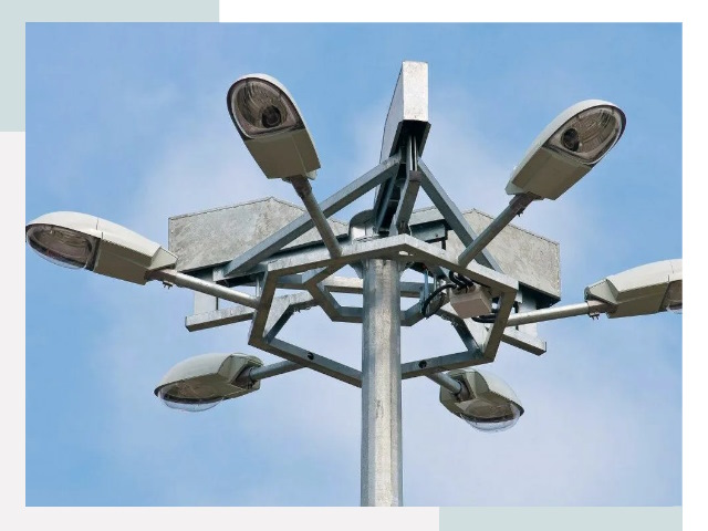 Монтаж осветительных мачт в Симферополе