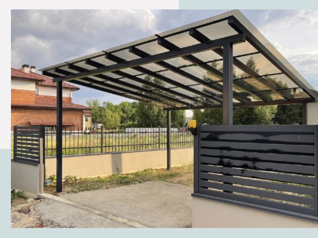 Металлические навесы в Симферополь от 623 руб. за м²