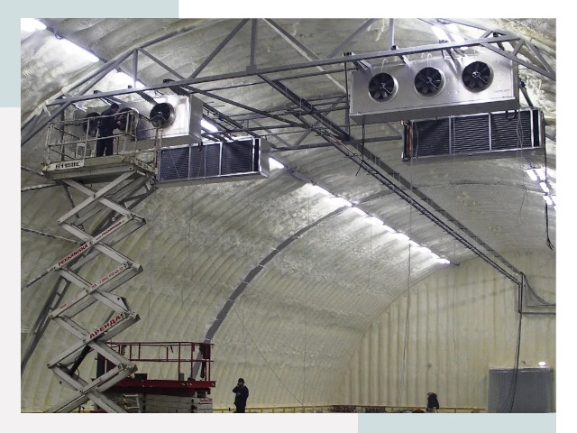 Оснащение ангаров в Симферополе