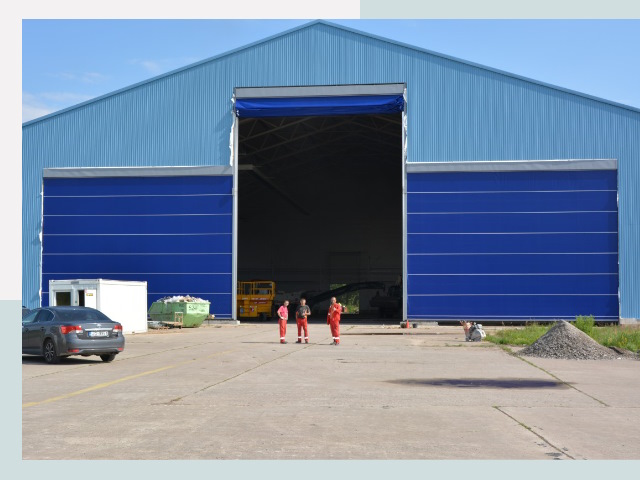 Ангарные ворота в Симферополь от СтальСтрой-Сим по цене 623 руб.