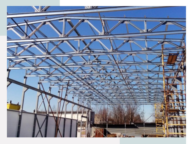 Металлокаркасы для складов в Симферополе